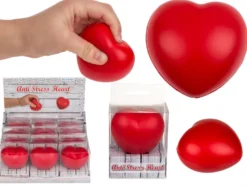 Sydän stressipallo 6 cm