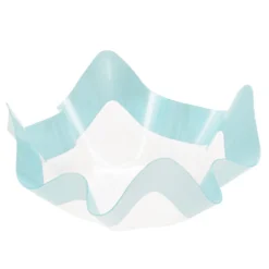 Tarjoilukulho vaaleansininen 13 cm aaltoilevilla reunuksilla