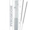 Tähtisädetikku hopeanvärinen 18 cm 10 kpl/pkt K18