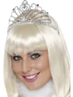 Tiara, hopeanvärinen