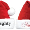 Tonttulakki naughty ja nice 2 kpl/pkt