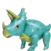 Triceratops 4D ilmatäytteinen foliopallo turkoosi 50 x 79 cm