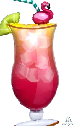 Trooppinen drinkki muotofoliopallo