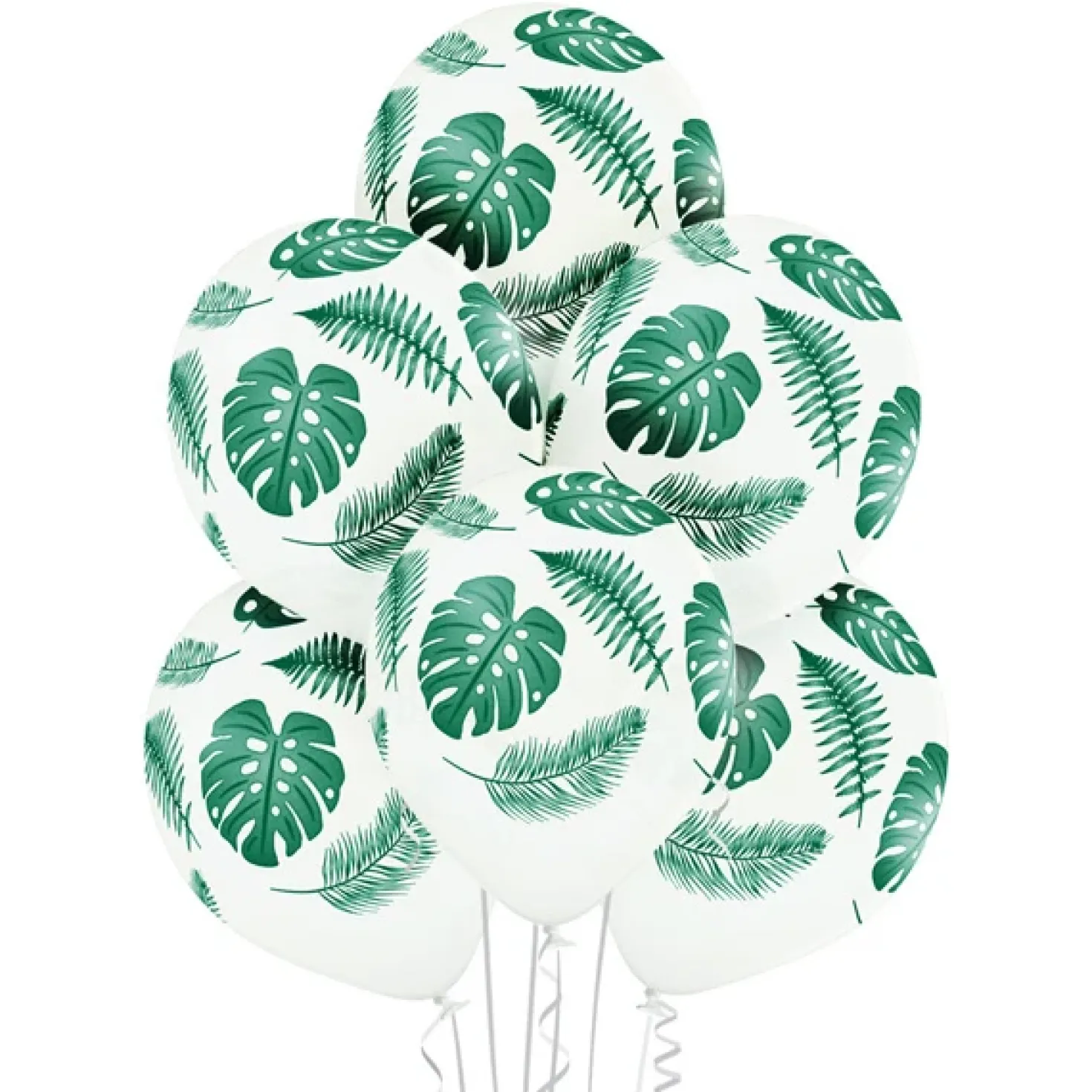 Trooppiset lehdet ilmapallo 30 cm 6 kpl/pkt