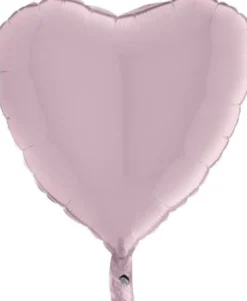 Vaaleanpunainen sydän foliopallo