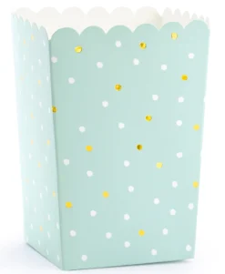 Vaaleanturkoosi herkkukippo 7 x 7 x 12.5 cm 6 kpl/pkt