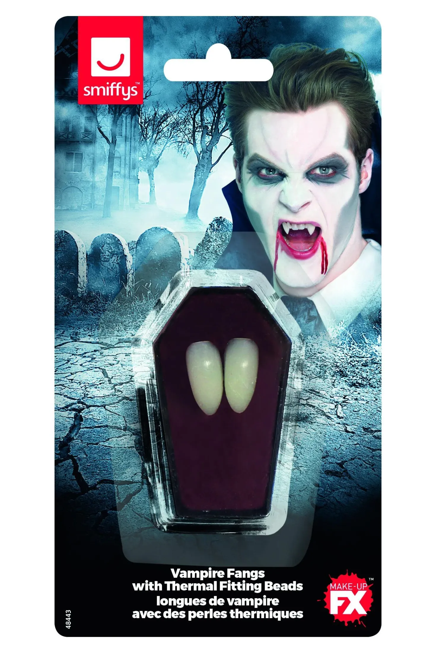 Vampyyrin kulmahampaat kiinnikkeellä