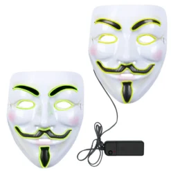 Verikosto naamari led-valoilla