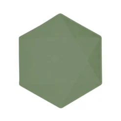 Vert Decor kuusikulmainen keskikokoinen lautanen tummanvihreä 6 kpl/pkt