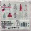 Värikkäät joulukuuset lautasliina 33 x 33 cm 20 kpl/pkt