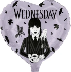 Wednesday sydän foliopallo