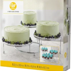 Wiltonin CakesN More 3-tasoinen teline